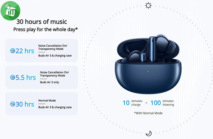 Realme Buds Air 3 Wireless Earbuds