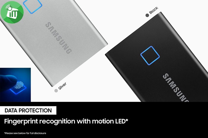 Samsung Portable External SSD T7 Touch USB 3.2 1TB