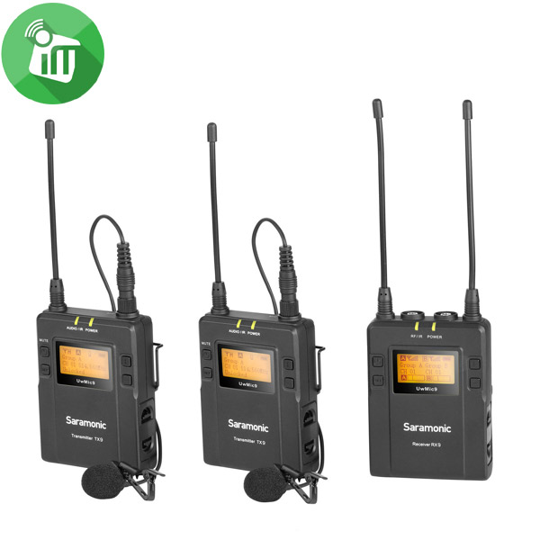 Saramonic UwMic9 Kit2 UHF Wireless Microphone System