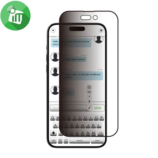 SwitchEasy Tempered Glass Privacy Screen Protector iPhone 14 Pro Max