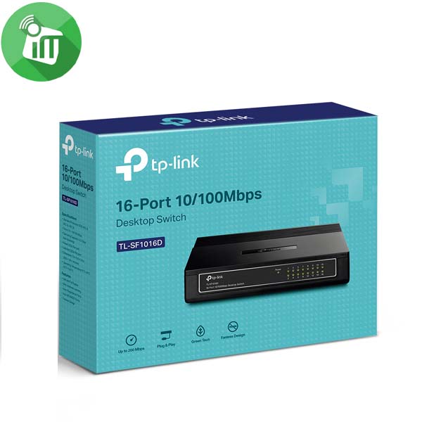 TP-Link 16-Port 10/100Mbps Desktop Switch (TL-SF1016D) - Image 4