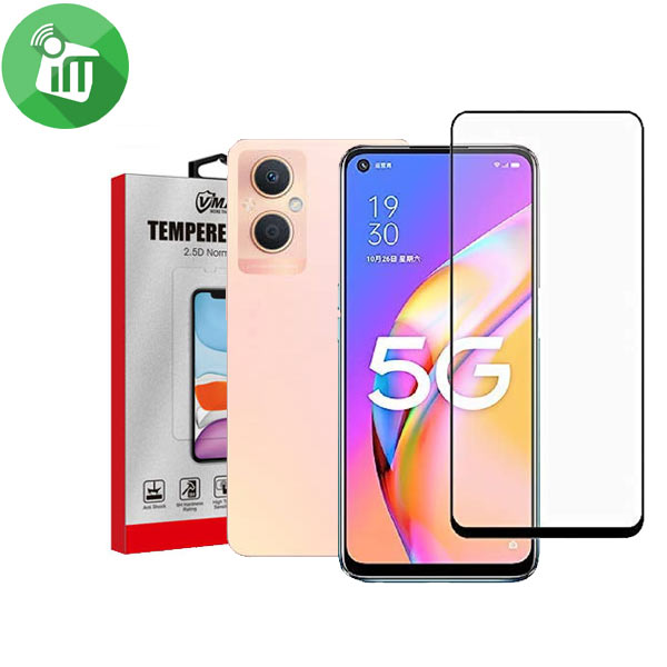 Vmax Screen Protector 2.5D Full Glue Full cover Tempered Glass For Oppo A96 5G