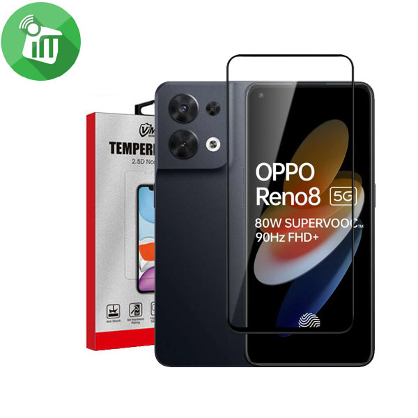 Vmax 2.5D Full Glue Full cover Glass Screen Oppo Reno8 5G