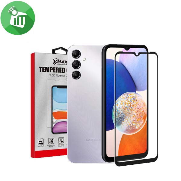 Vmax Screen Protector 2.5D Full Glue Full cover Tempered Glass For Samsung Galaxy A14