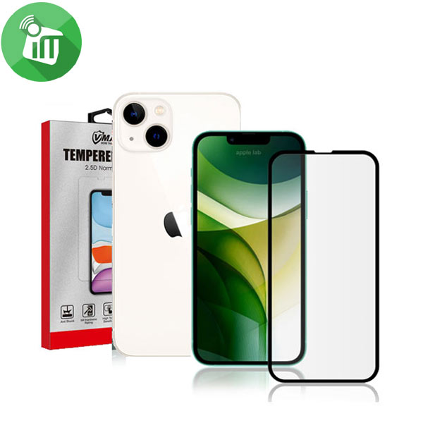 Vmax Screen Protector 2.5D Full Glue Full cover Tempered Glass For iPhone 13 mini