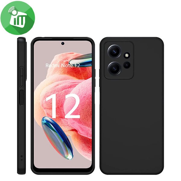 j-Case Matte Silicone TPU Case For Xiaomi Redmi Note 12 4G