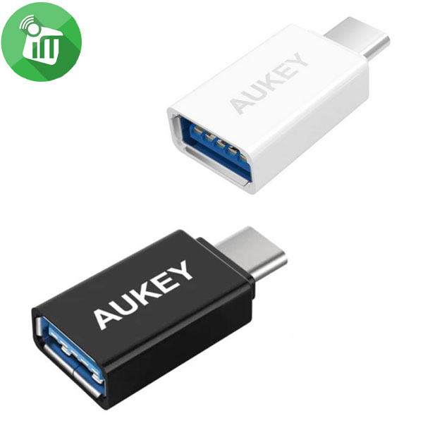 AUKEY CB-A1 USB 3.0 To USB-C OTG Adapter (3 Pack)