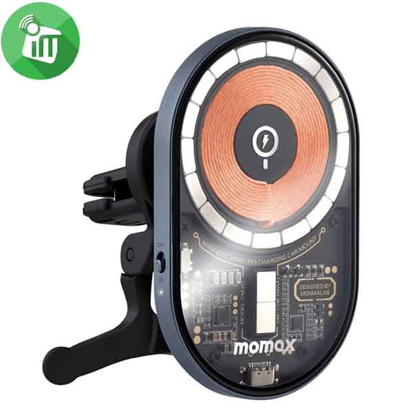 MOMAX CM20 Q.Mag Mount 3 15W Magnetic Wireless Car Charger