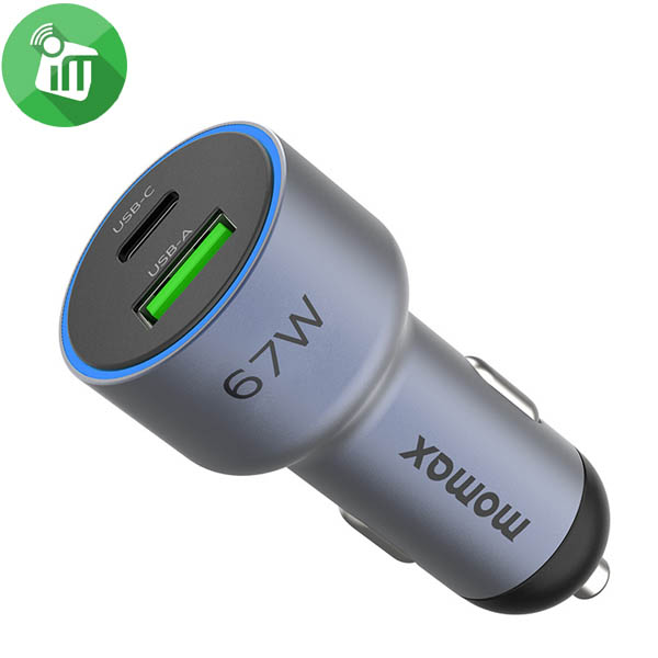 MOMAX UC16 MoVe 67W Dual Output Car Charger