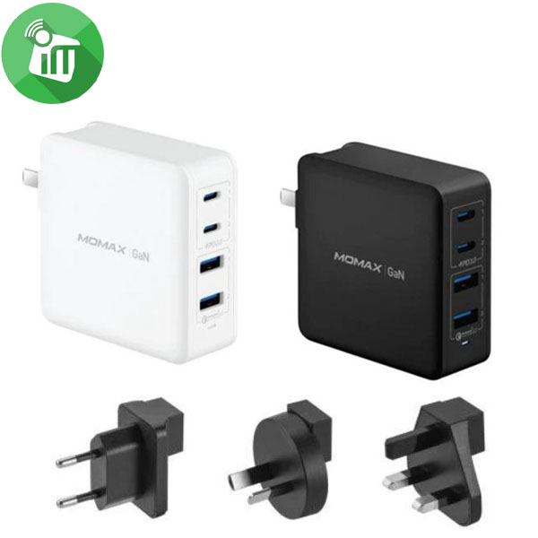 MOMAX UM23 ONE PLUG GaN 100W Quad Output Fast Charger
