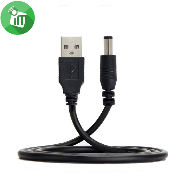 Cable USB A to DC 5.5mm/2.5mm (1M)