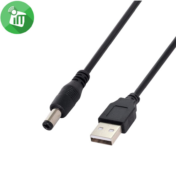 Cable USB A to DC 5.5mm/2.5mm (1M)