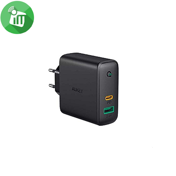 AUKEY PA-D3 60W Dual-Port PD Charger with Dynamic Detect