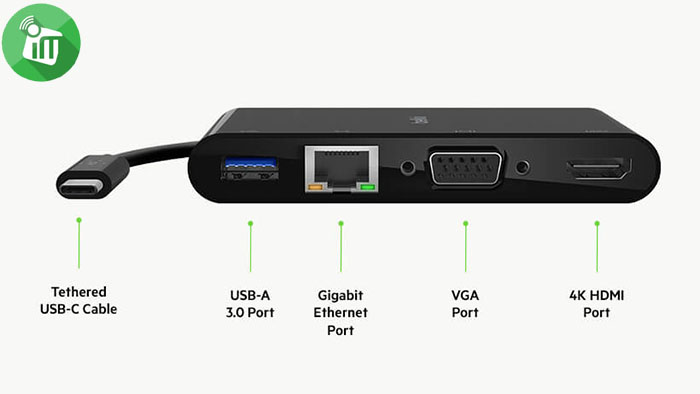 Belkin USB-C Multimedia + Charge Adapter (100W)