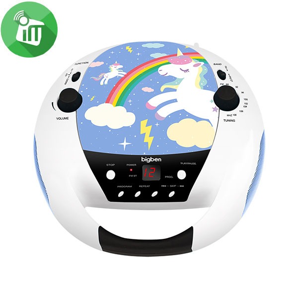 Bigben Kids Portable CD Player With Microphone