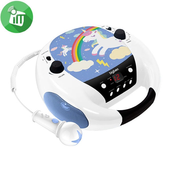 Bigben Kids Portable CD Player With Microphone