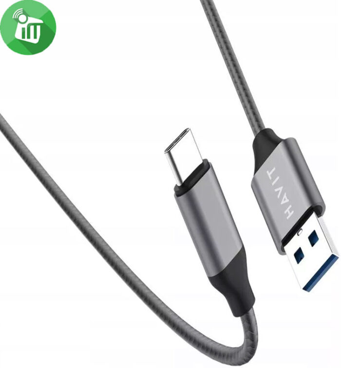 Havit H693 USB-A 3.0 To USB-C Nylon Braided Cable 2A (1m)