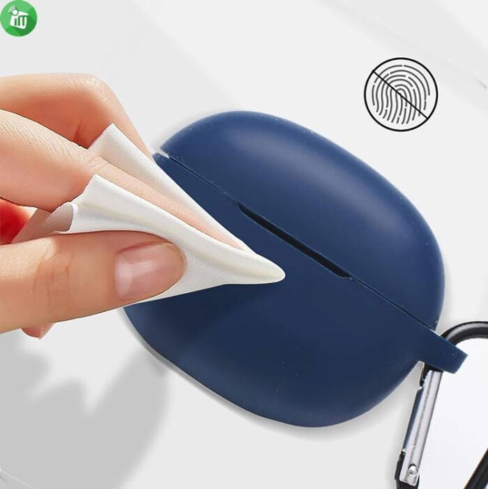 Pod Pocket Silicone Cover For Realme Buds T100 with Keychain