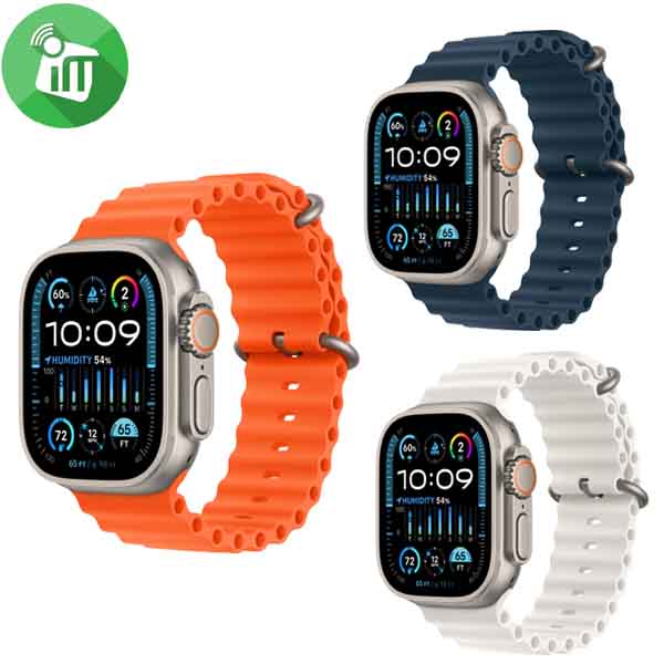 Apple Watch Ultra 2 GPS + Cellular Titanium Case with Ocean Band
