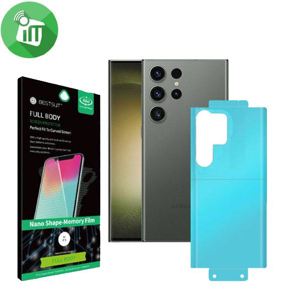 BESTSUIT Back Nano Shape Memory Full Body Film Protection Screen Protector for Samsung Galaxy S23 Ultra