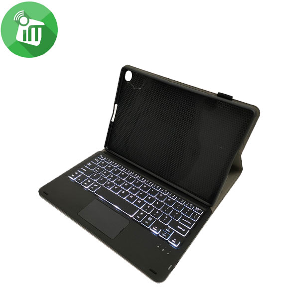 SE104T Smart Bluetooth Keyboard Leather Case With Touchpad and Light For Huawei MatePad SE 10.4