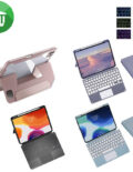 SX11T Smart Bluetooth Keyboard Leather Case With Touchpad and Light For iPad Air 4th5th (2020-2022)iPad Pro 11 (2020-2022)