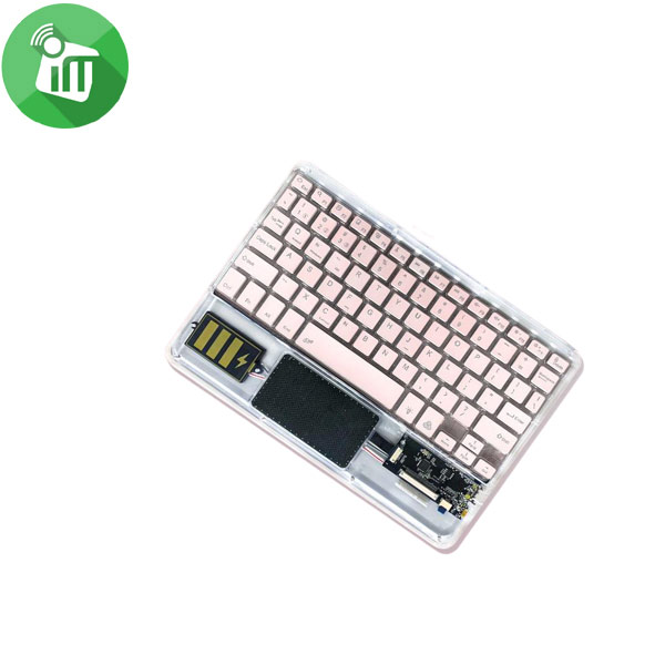 Z33 Bluetooth 3.0 Transparent Backlit Keyboard With Touchpad Universal 10-Inch - Image 5