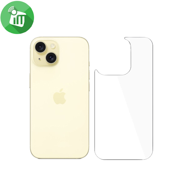 iScreen TPU Auto-Repair Hydrogel Back Screen Protector For iPhone 15