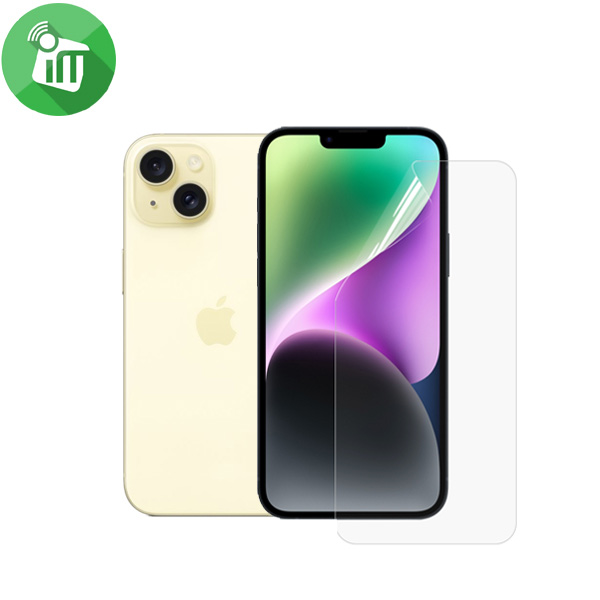 iScreen TPU Auto-Repair Hydrogel Screen Protector For iPhone 15