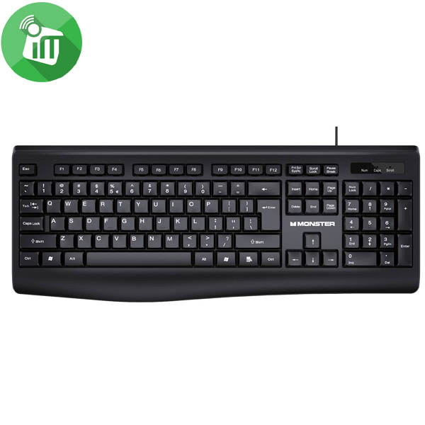 Monster Airmars KM1 Pro USB Wired Keyboard