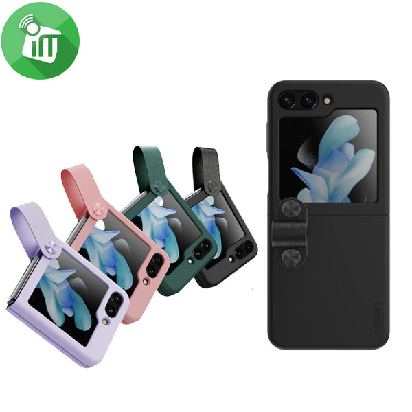 Nillkin Finger Strap Liquid Silicone Phone Case Samsung Galaxy Z Flip5 5G