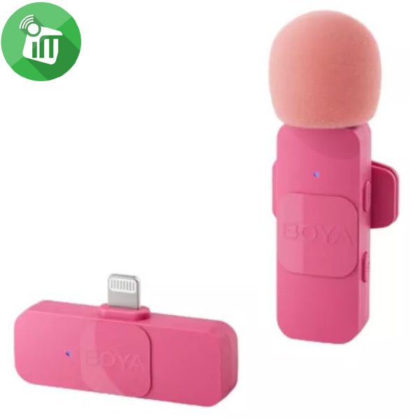 BOYA BY-V1 Ultracompact 2.4GHz Wireless Microphone System (Lightning) - Image 2
