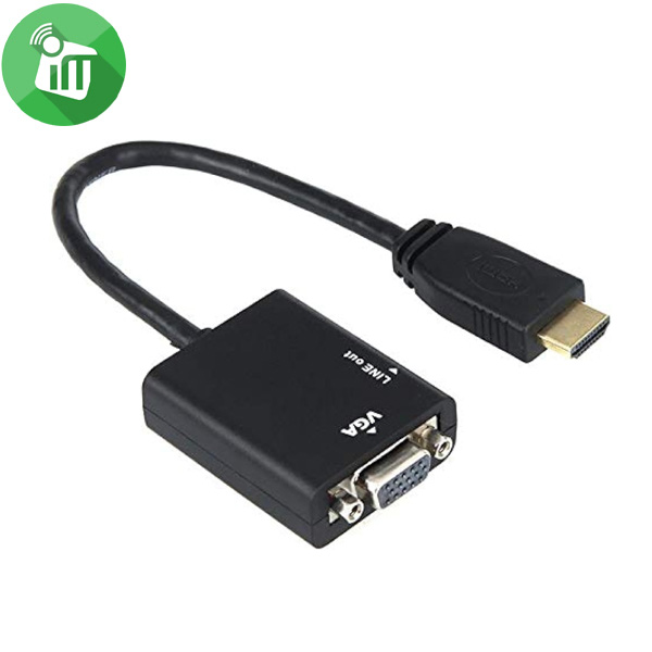 HDMI to VGA + Audio Converter Cable