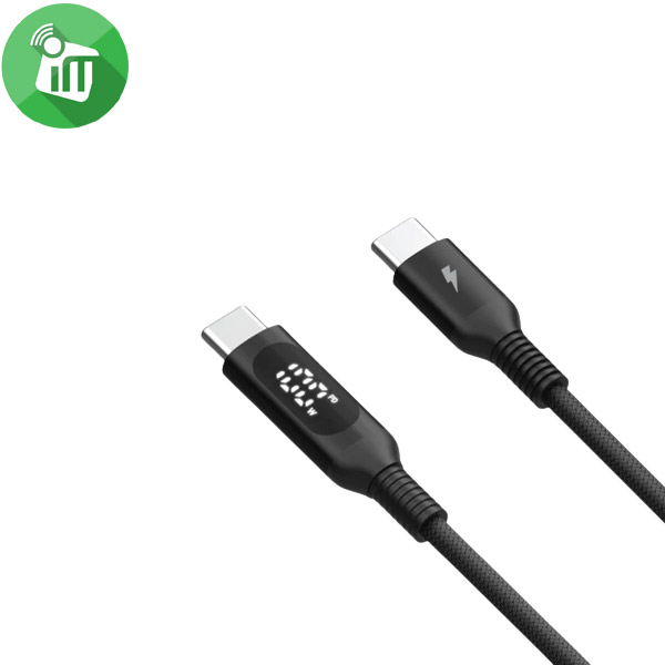 Momax DC22 Elite Link USB-C To USB-C 100W Cable With LED Display (1.2m)