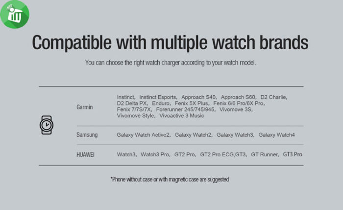 Nillkin Portable Power Huawei Watch Charger