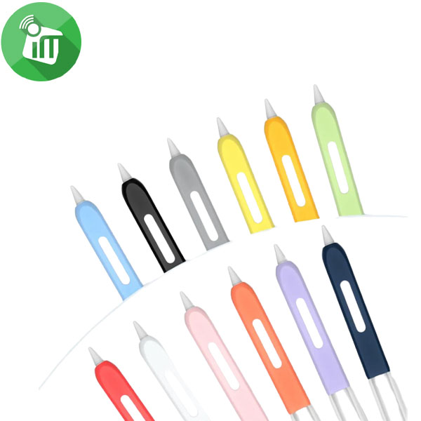 Soft Cover Apple Pencil 2 Silicone Sleeve Half Transparent