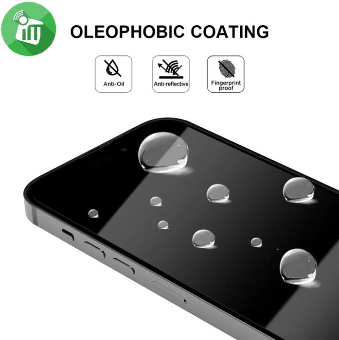 Vmax Screen Protector 2.5D Full Glue Full Cover / Dustproof Glass For iPhone 15 Pro