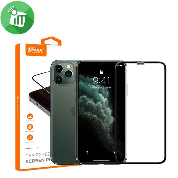 Vmax Screen Protector 2.5D Full Glue Full Cover / Dustproof Glass For iPhone 11 Pro Max/XS Max
