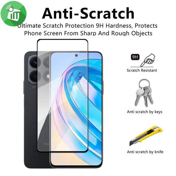 Vmax Screen Protector 2.5D Full Glue Full cover Tempered Glass For Honor X8a