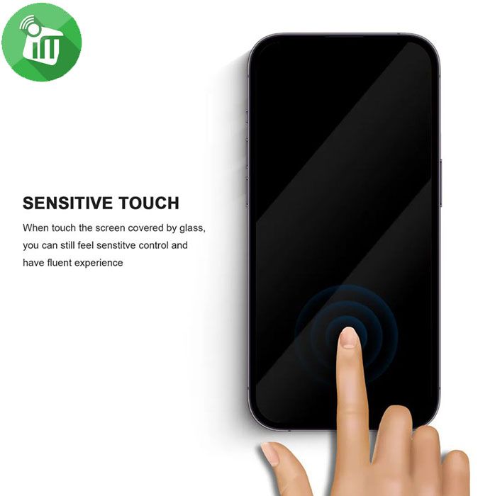 Vmax Screen Protector 3D Full Cover Tempered Glass For iPhone 15 Pro