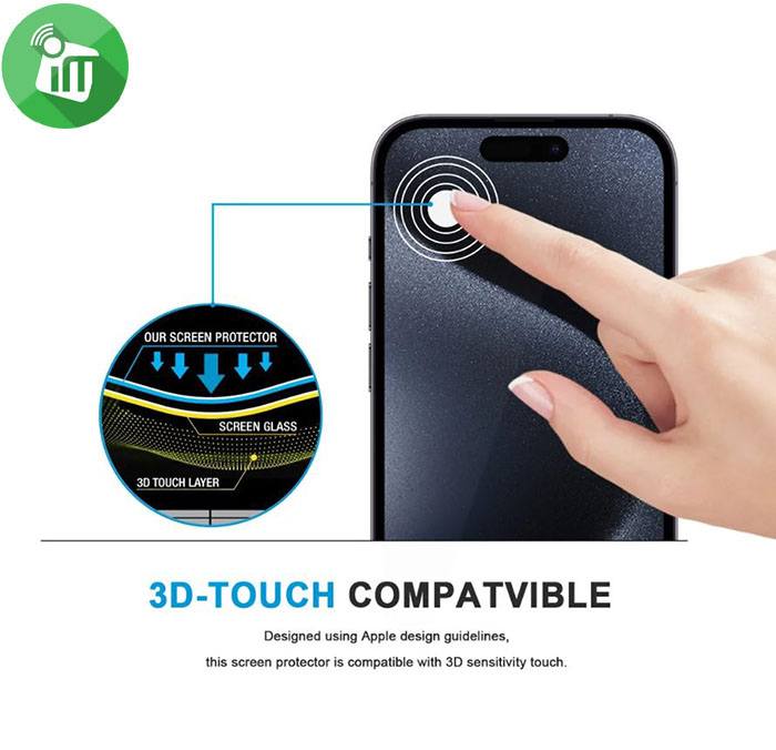 Vmax Screen Protector Privacy 2.5D Full Glue Full cover Tempered Glass For iPhone 15