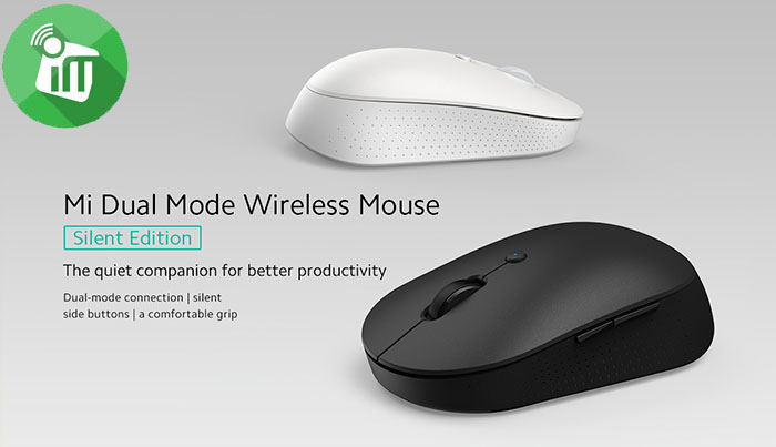 Xiaomi Mi Dual Mode Wireless Mouse Silent Edition