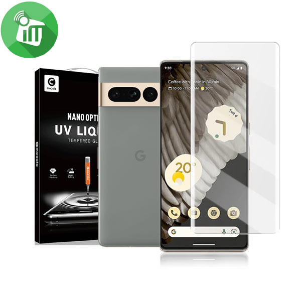 mocolo UV Nano Optics Tempered Curved Glass Screen Protector For Google Pixel 7 Pro