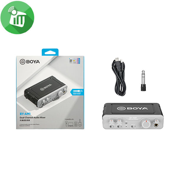 BOYA BY-AM1 Dual-Channel Audio Mixer