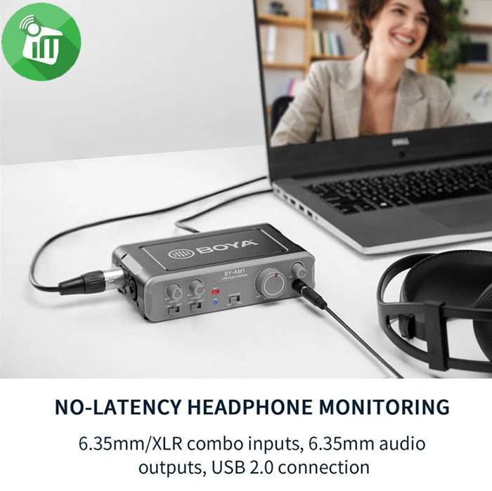 BOYA BY-AM1 Dual-Channel Audio Mixer
