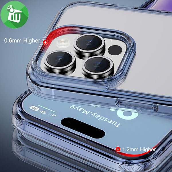 DfansDesign Crystal Shield Series Hard Case iPhone 15 Pro