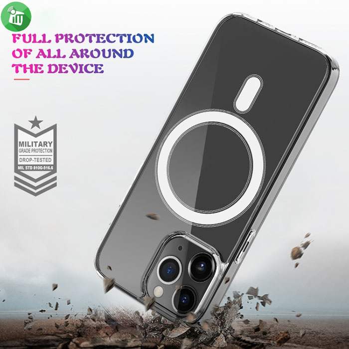DfansDesign Crystal Shield Series Magnetic Hard Case iPhone 15 Pro
