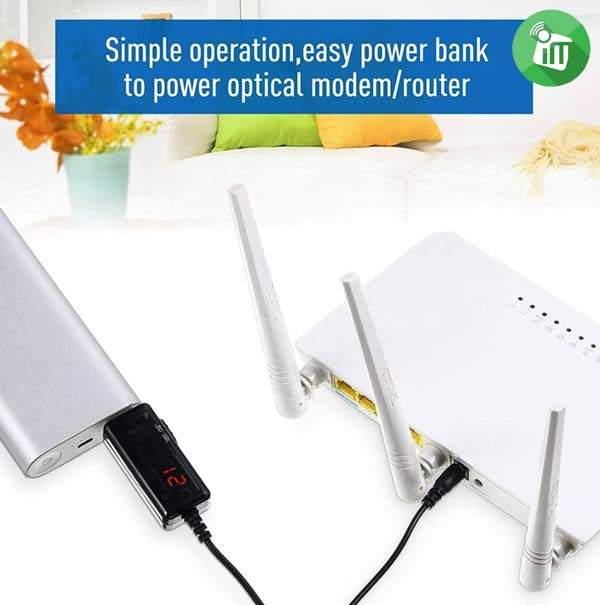 USB Boost Converter Cable 5V To 9V/12V