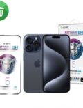 X.One Extreme 2.5D Full Coverage Shock Eliminator (5th Generation) Screen Protector For iPhone 15 Pro