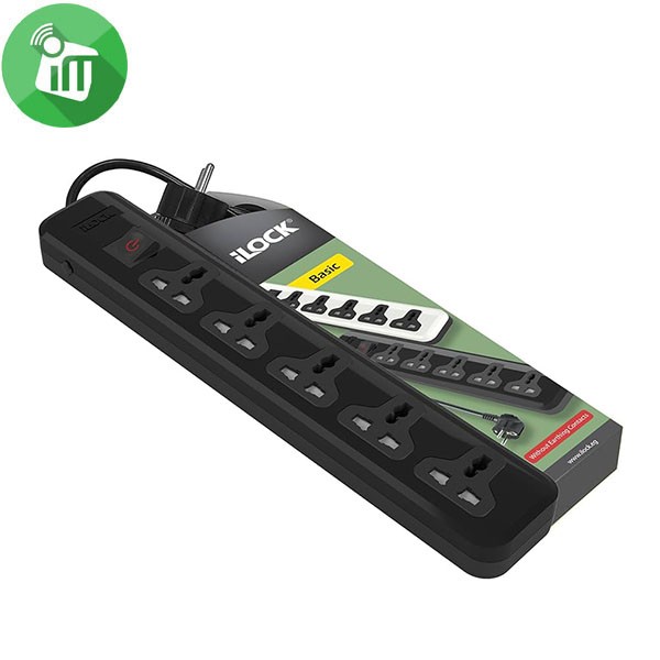 iLock Power Strip 5 Universal Outlets Without Earthing (Basic) 2M - Image 3